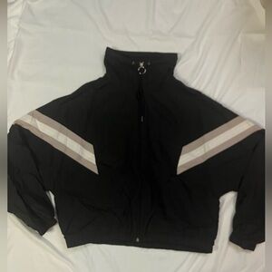 Garage Black Jacket with White Accents